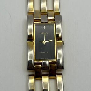 Gold black mirage watch